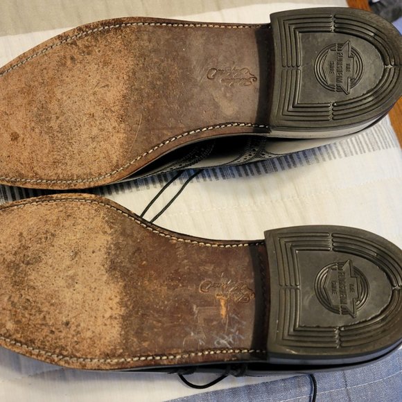 Florsheim Imperial Short Wing 92329 men's wingtip dress shoe. Size 10.5 - Picture 6 of 9